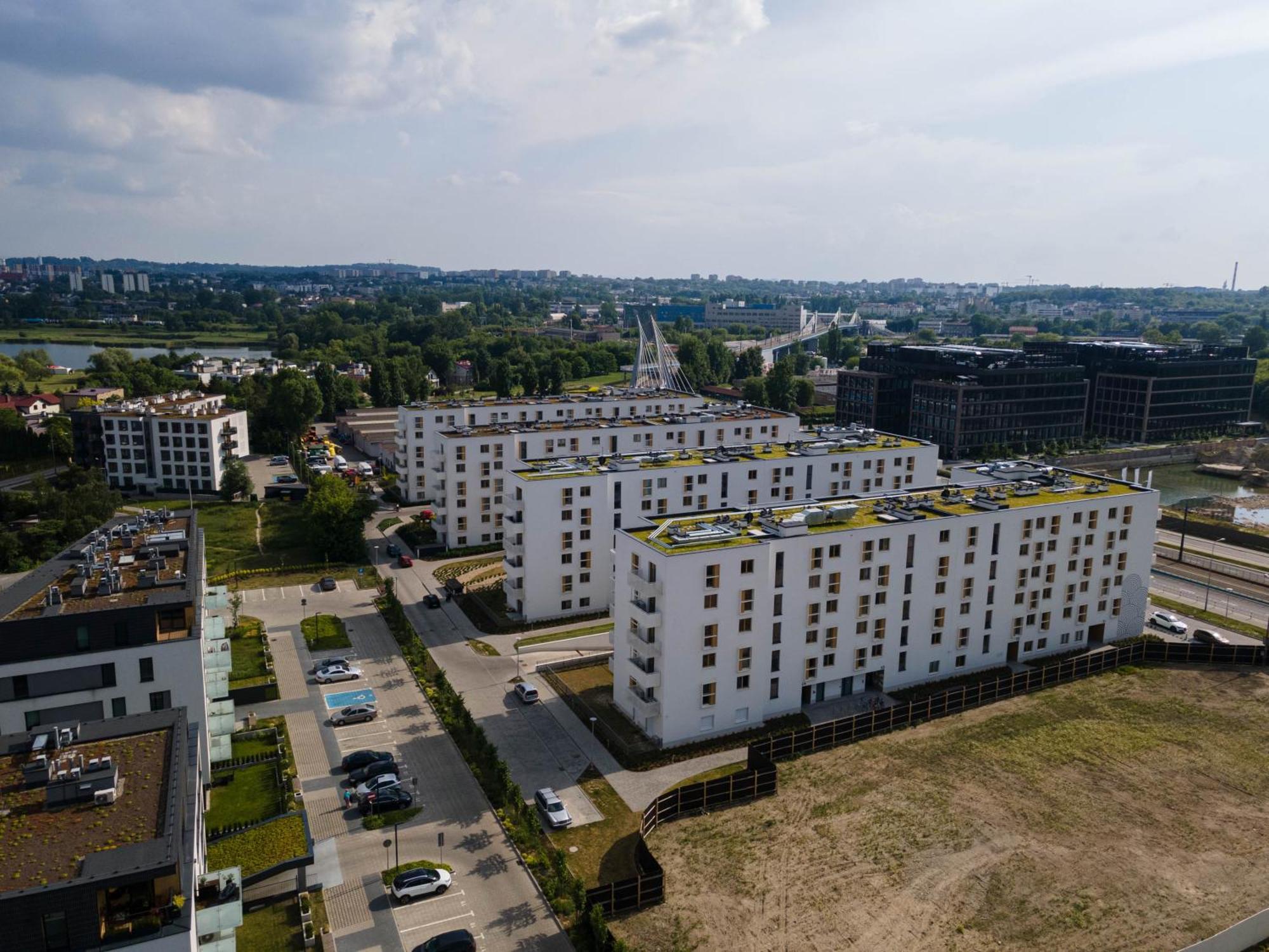 Saska Park Apartments كراكوفيا المظهر الخارجي الصورة