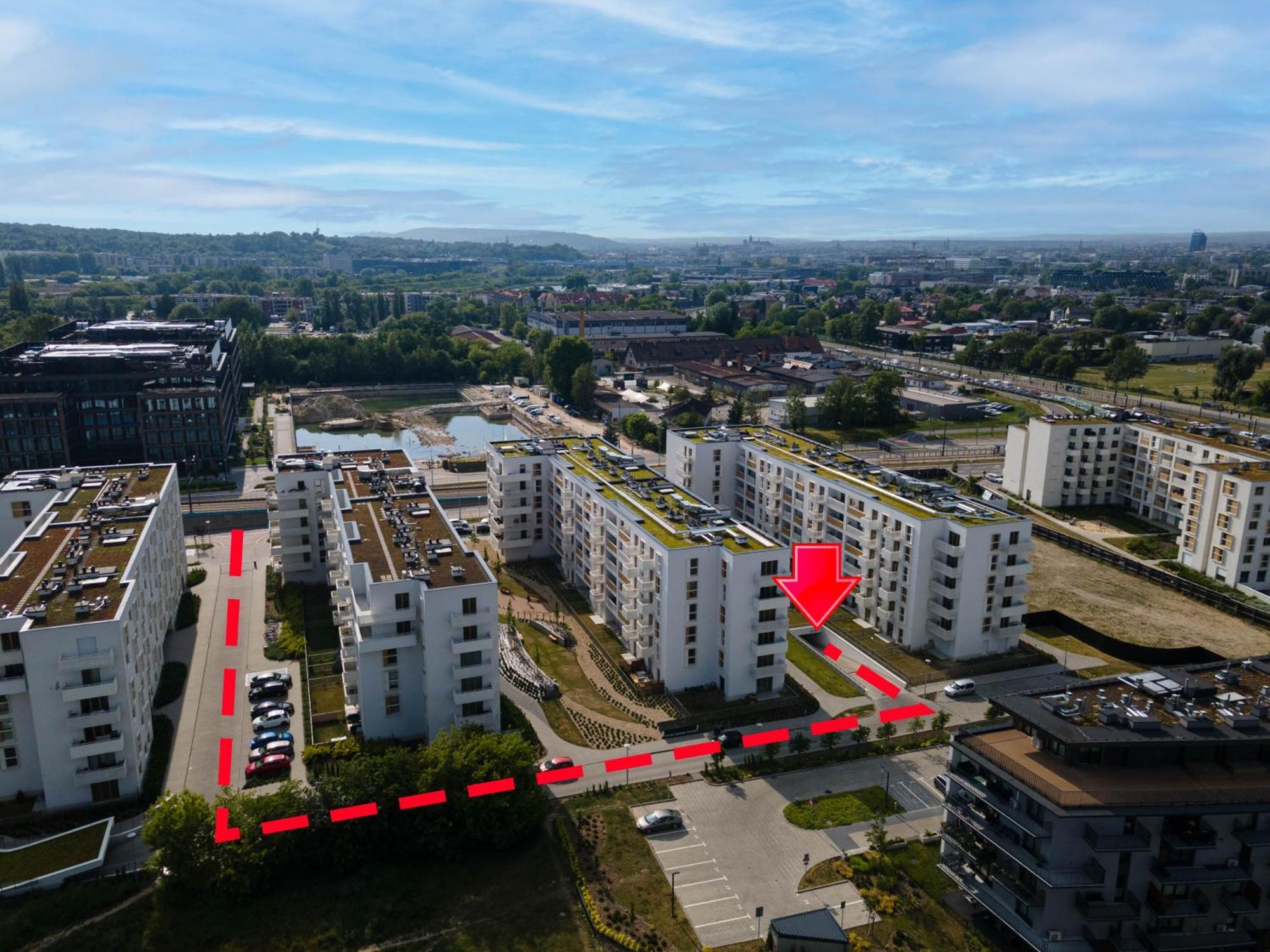 Saska Park Apartments كراكوفيا المظهر الخارجي الصورة
